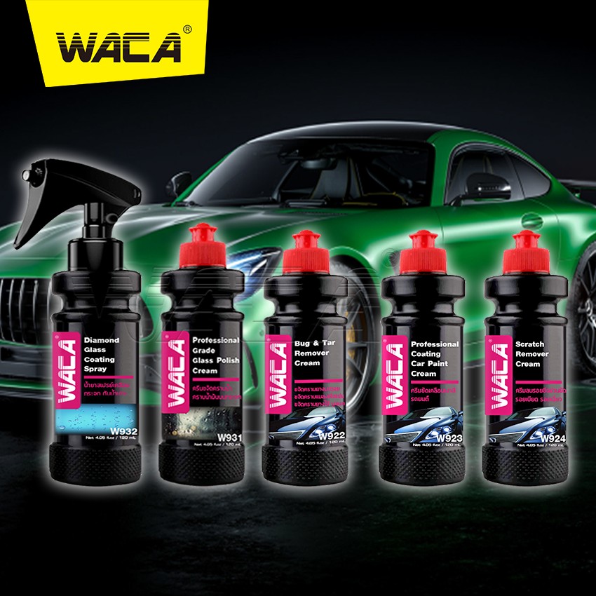 WACA w924 น้ำยาลบรอยขีดข่วนสีรถ