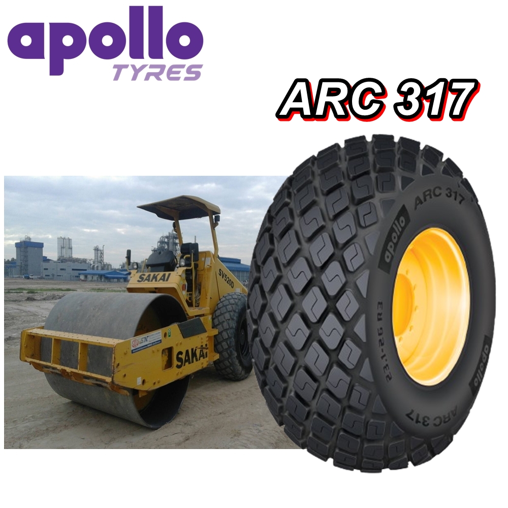 ยางรถบด ขนาด 23.1-26 รุ่น ARC317 ชนิด TL 12PR ยี่ห้อ APOLLO