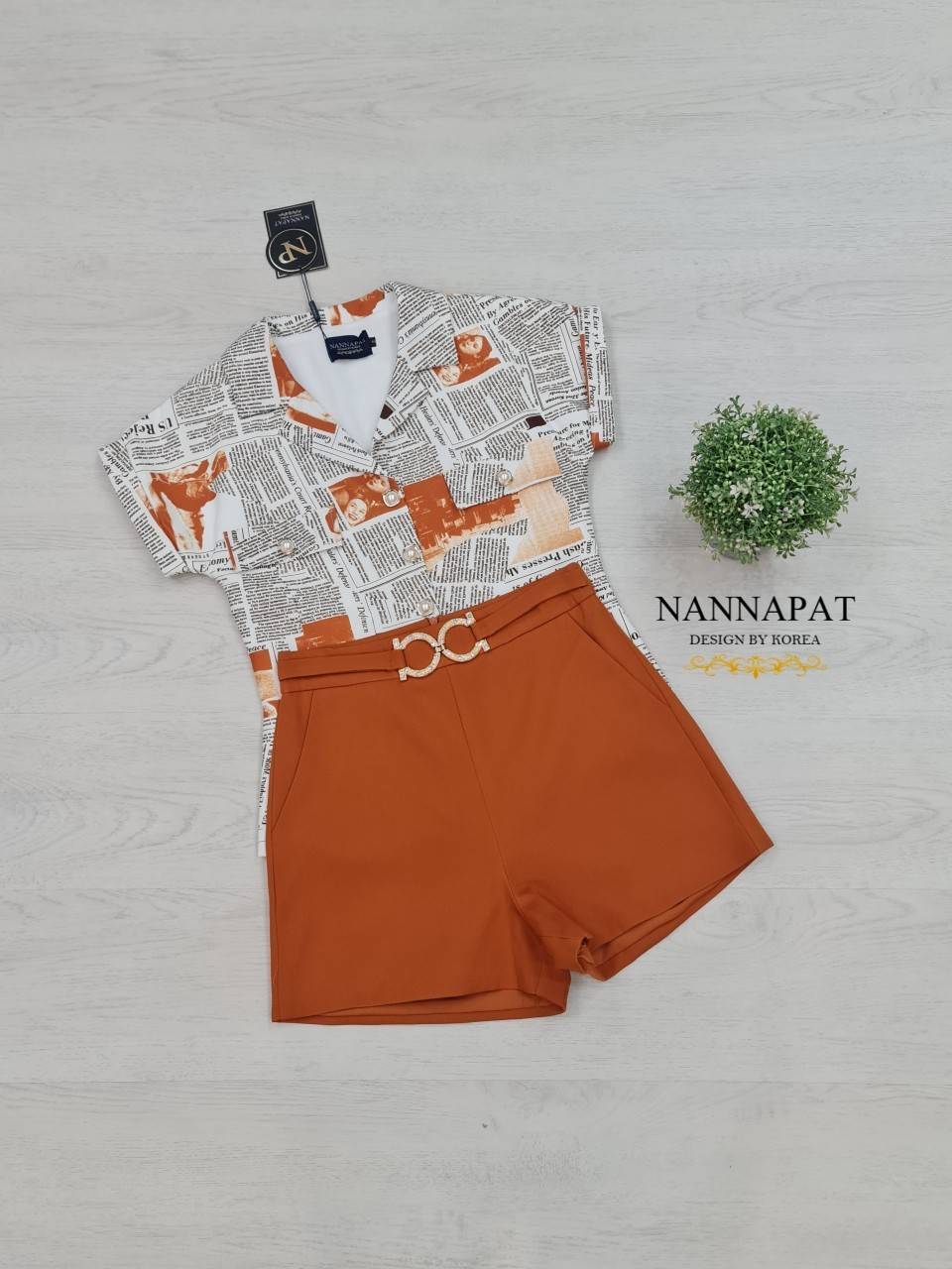 เสื้อกระดุมหน้า ลายเก๋ไก๋