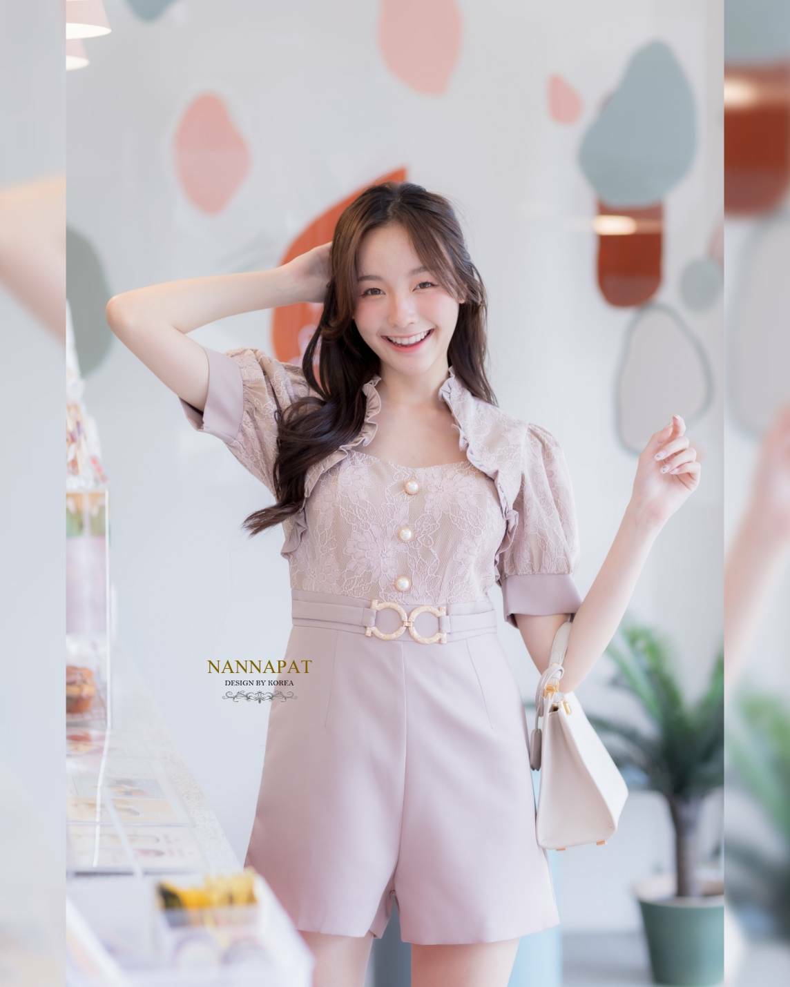 เพลสูทแต่งอะไหล่-กระดุมสวย