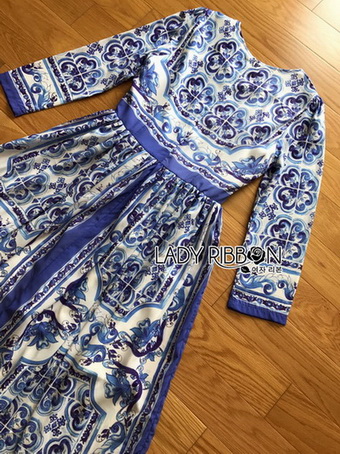 Maxi Dress Lady Yves Italian Dream Blue