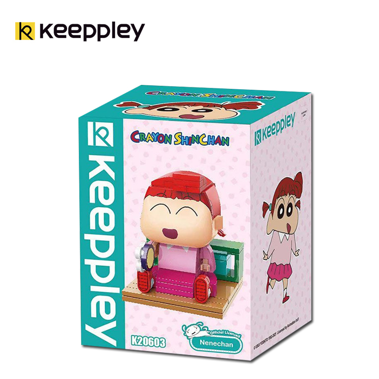 (สินค้าลิขสิทธิ์แท้) ชุดตัวต่อการ์ตูน ชินจังจอมแก่น x Keeppley