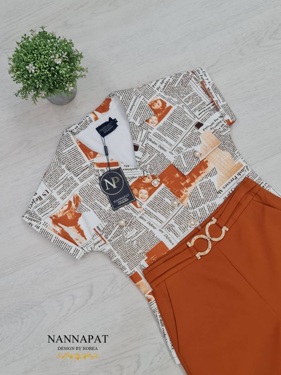 เสื้อกระดุมหน้า ลายเก๋ไก๋