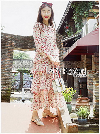 Lady Anne Little Red Layered Dress