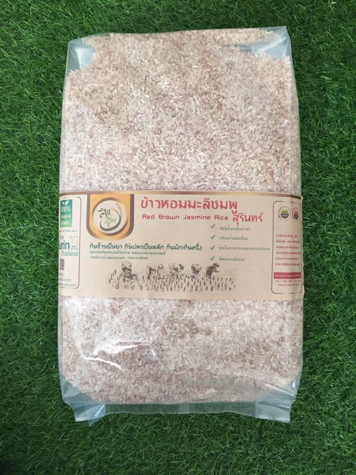 ข้าวหอมมะลิชมพู สุรินทร์ (ถุงละ 5 กก.)