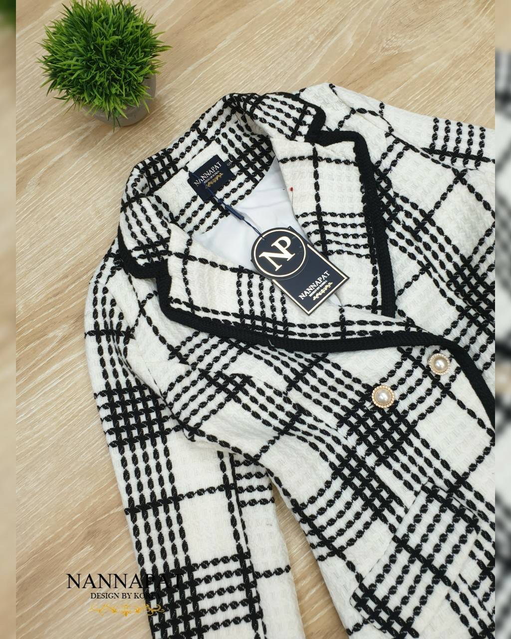 เซทสูทผ้าทวิสหนานุ่ม