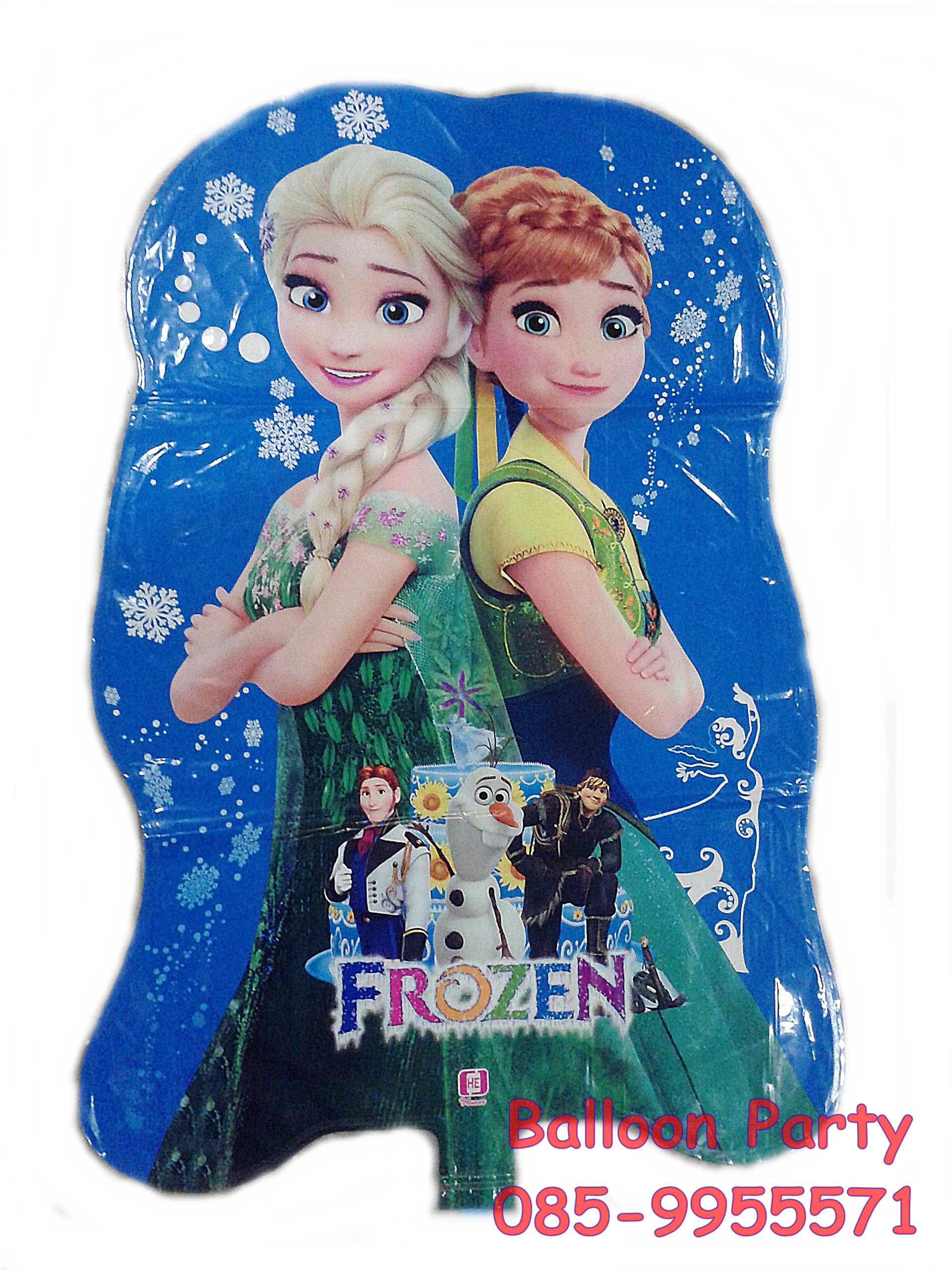 ลูกโป่งเจ้าหญิงเอลซ่า แอนนา FROZEN & ANNA Princess Foil Balloon