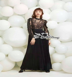Maxi เกาหลี ตัวเสื้อผ้าลูกไม้เนื้อดี