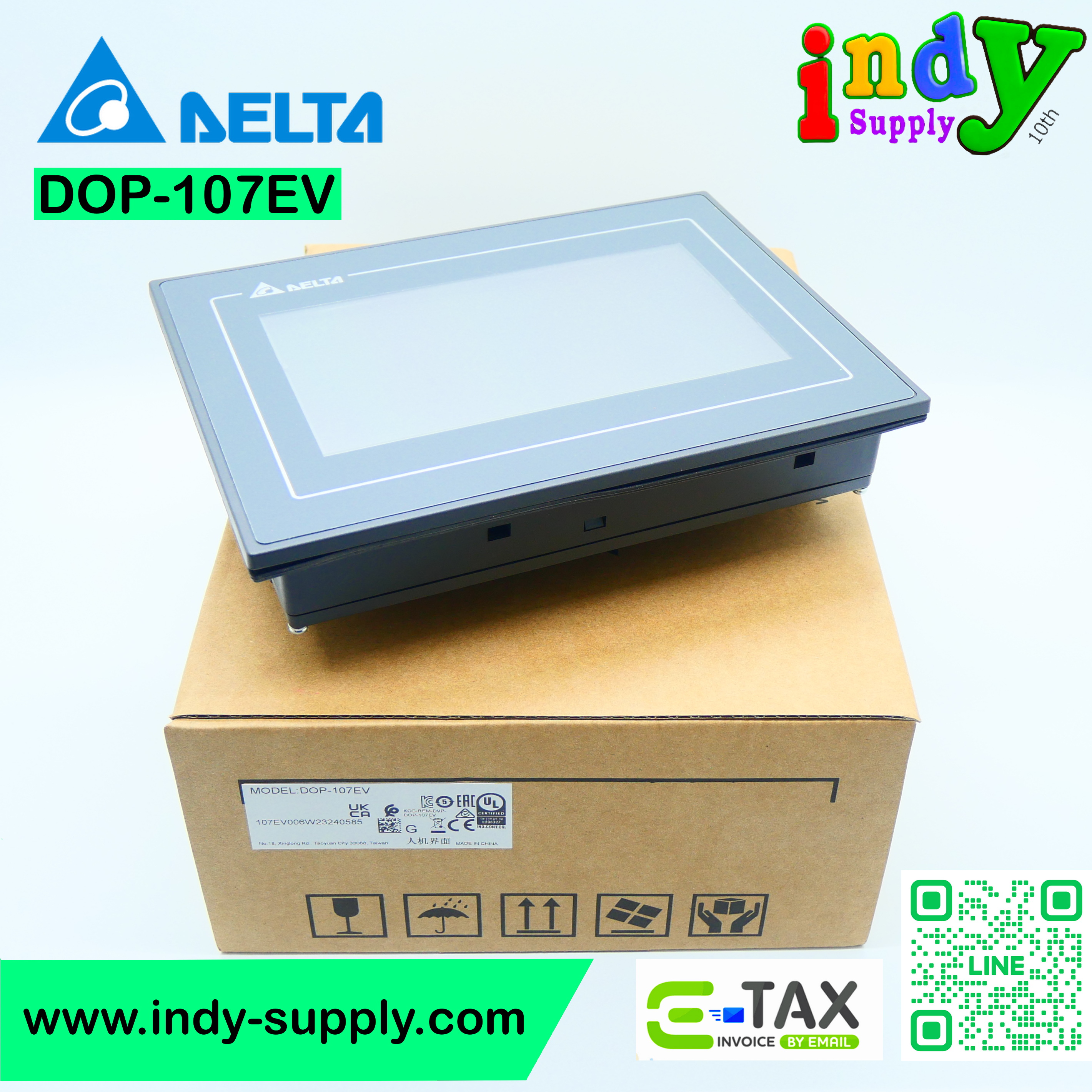 DELTA DOP-107EV HMI 7" (Ethernet)