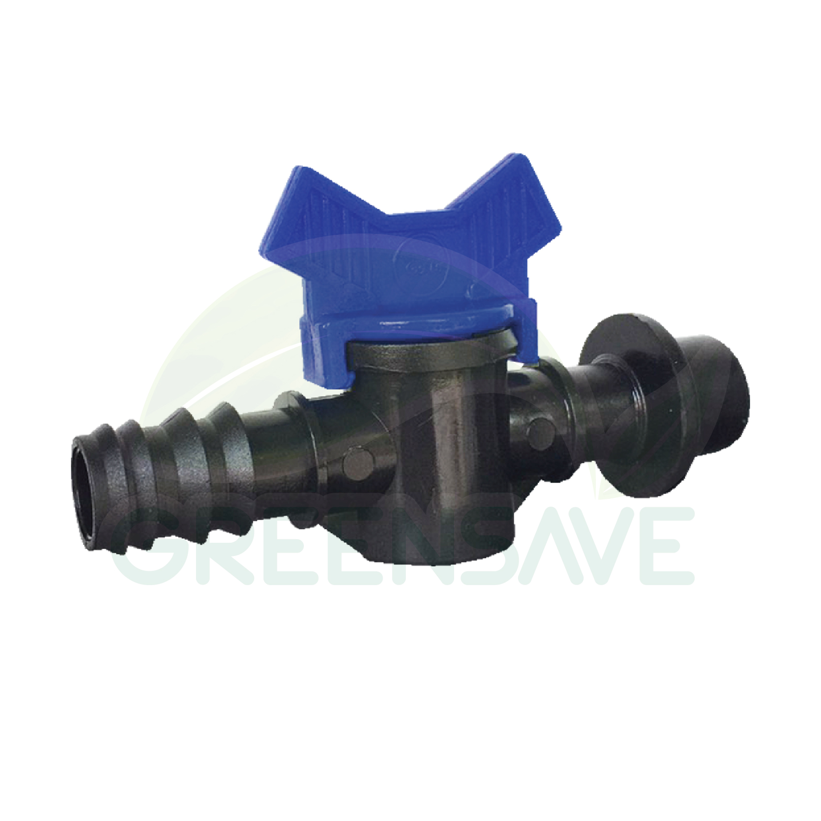 วาล์วหรี่ต่อท่อ PE ขนาด 25 mm พร้อมลูกยางเปอร์เมท 25 mm