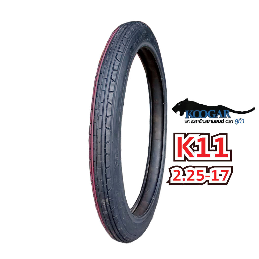 2.25-17 TT รุ่น K11 ยี่ห้อ KOOGAR ลายหน้า
