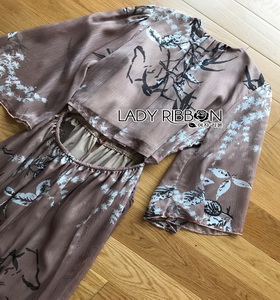 Chiffon Lady Ribbon Jumpsuit จั้มสูทผ้าชีฟอง