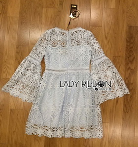 Guipure Lace Dress Lady Ribbon เดรสผ้าลูกไม้