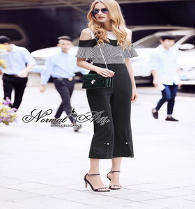 จั้มสูทหรูแต่งลูกไม้มุก