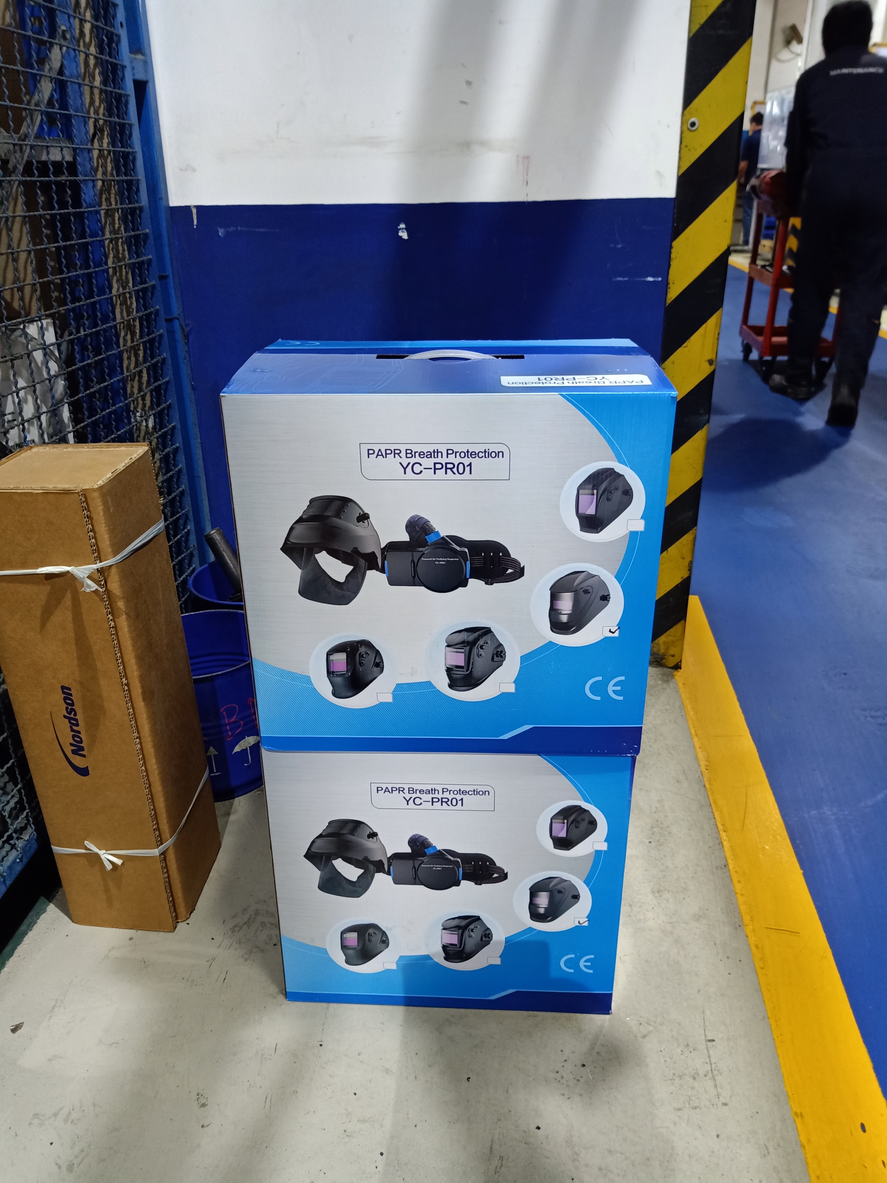 หน้ากากเชื่อมAUTOมีลมเป่า