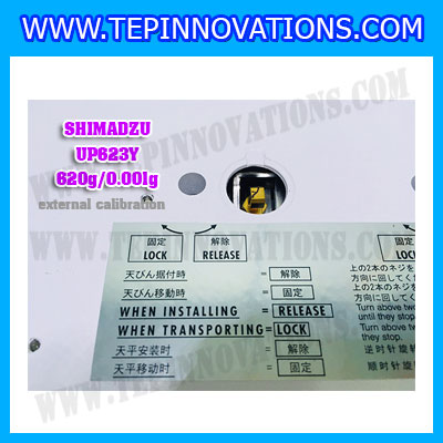 เครื่องชั่งดิจิตอล ทศนิยม 3 ตำแหน่ง รุ่น UP623Y 620gx0.001g เครื่องชั่งละเอียดสูง620g เครื่องชั่งน้ำหนัก620g ตาชั่ง620กรัม พิกัดน้ำหนัก 620g ความละเอียด 0.001g ยี่ห้อ SHIMADZU รุ่น UP623Y