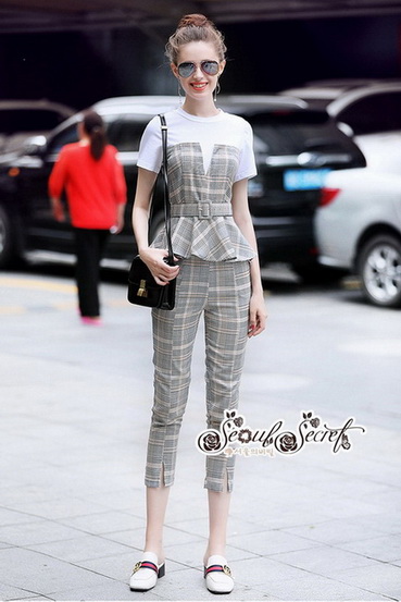 เซ็ทสไตล์เกาหลีทอลาย Scot