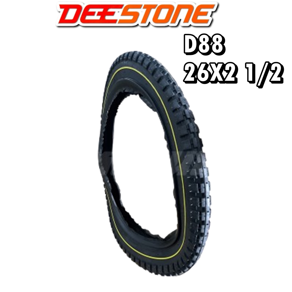 ยางนอกรถเข็น ขนาด 26X2 1/2 รุ่น D88 ยี่ห้อ Deestone