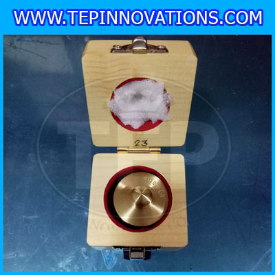 ตุ้มน้ำหนักทองเหลืองมาตรฐาน100กรัม สำหรับสอบเทียบเครื่องชั่งน้ำหนักดิจิตอลทุกชนิด สอบเทียบน้ำหนักชั่งไม่เกิน100กรัม