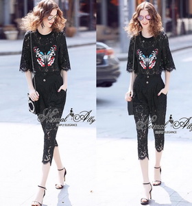 เสื้อแต่งลายผีเสื้อกุชชี่ งานคัตติ้งเป๊ะ