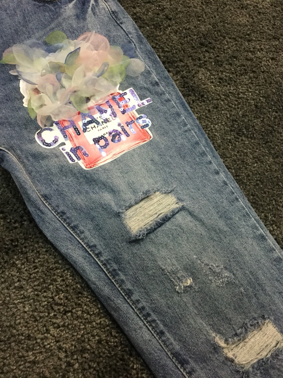 เซ็ทยีนส์ เสื้อกางเกง เสื้อยืดแขนสั้น