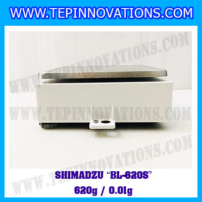 เครื่องชั่งดิจิตอลทศนิยม2ตำแหน่ง BL-620S พิกัด 620g x 0.01g เครื่องชั่งละเอียดสูง620g เครื่องชั่งน้ำหนัก620g ตาชั่ง620กรัม ตาชั่งน้ำหนัก620g ยี่ห้อ SHIMADZU รุ่น BL-620S