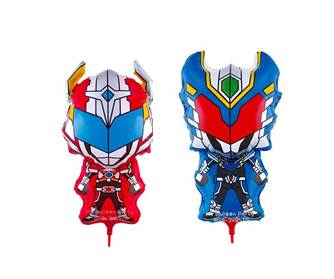 ลูกโป่งก้านคาเมนไรเดอร์ สีน้ำเงิน Kamen Rider Gaim Balloons