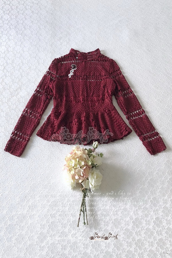 เสื้อคอตั้งลุคสาวเกาหลีโทนสีเปรี้ยวสวยหรู