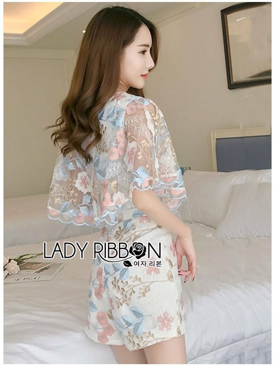 Mini Playsuit เพลย์สูทขาสั้นผ้าลูกไม้