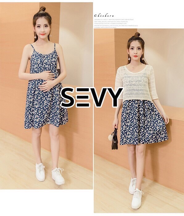 เสื้องานผ้า knit แขนห้าส่วนโทนสีครีม