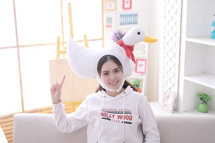 หมวกเป็ดสีขาว เป็ดย่าง MK