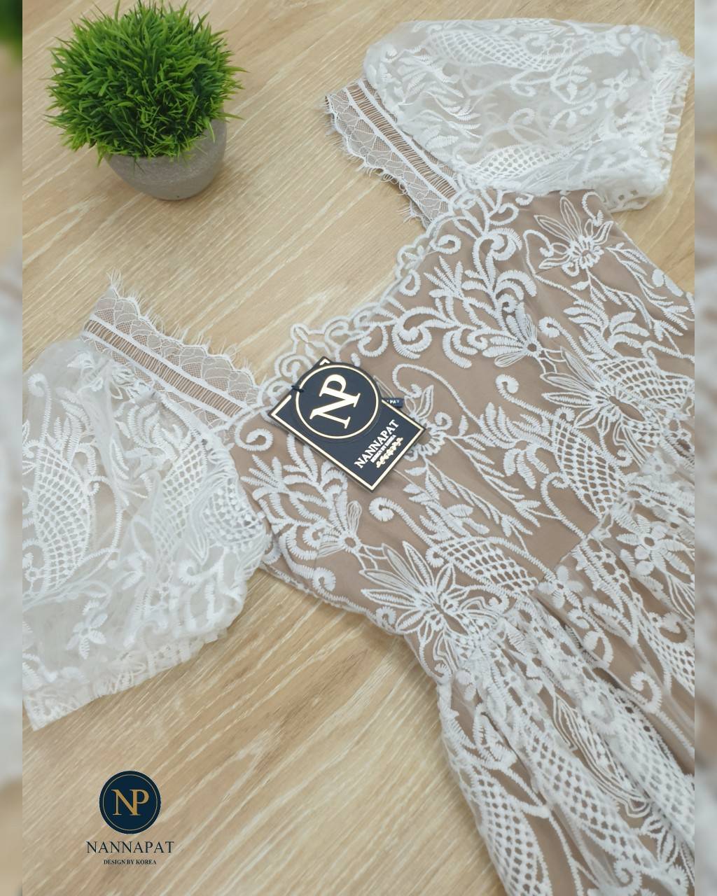 เดรสซิปหลังแขนตุ๊กตาใส่ไปวัดทำบุญ