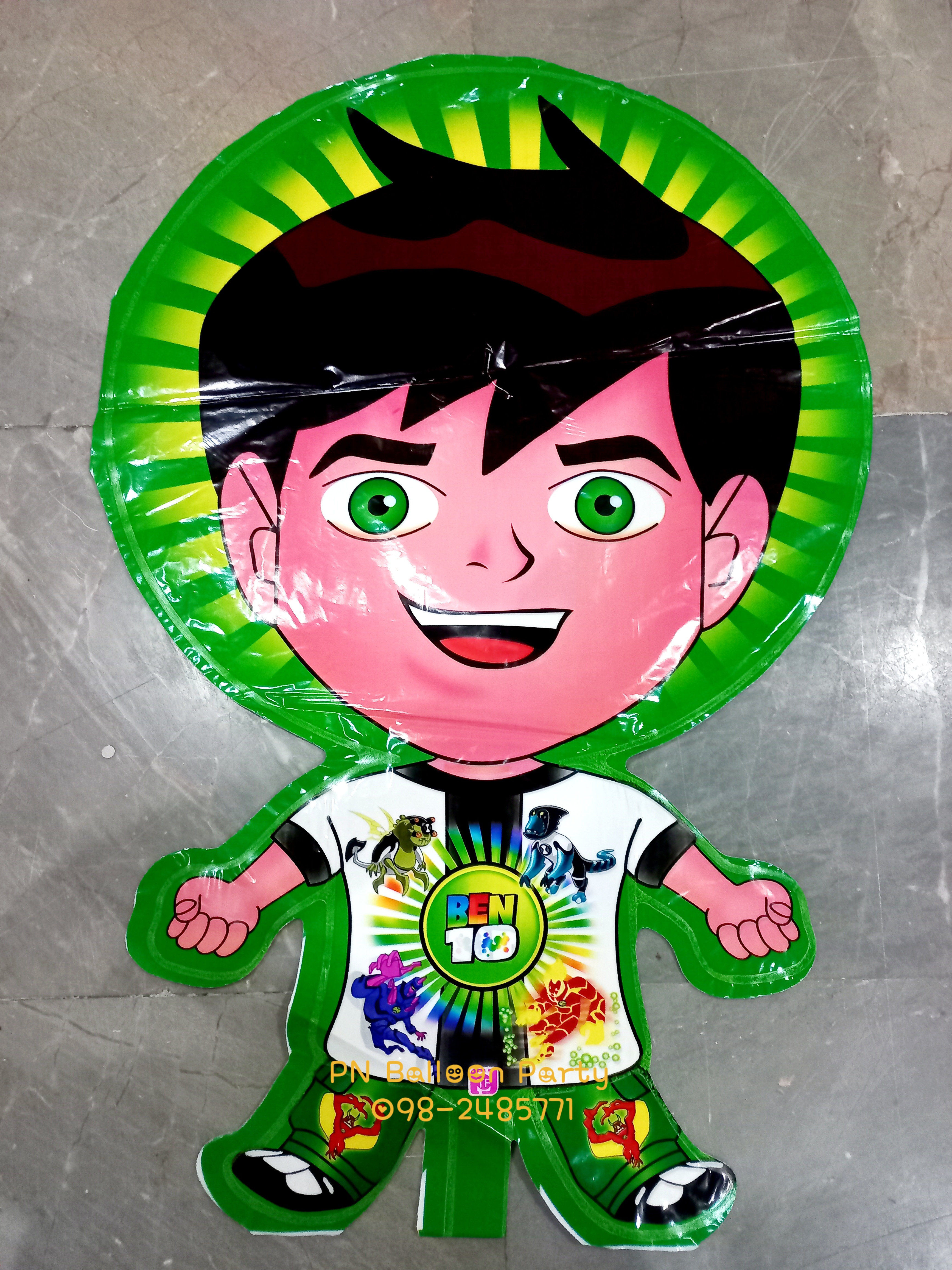 ลูกโป่งการ์ตูนเบนเทน BEN 10 Super Hero Foil Balloon