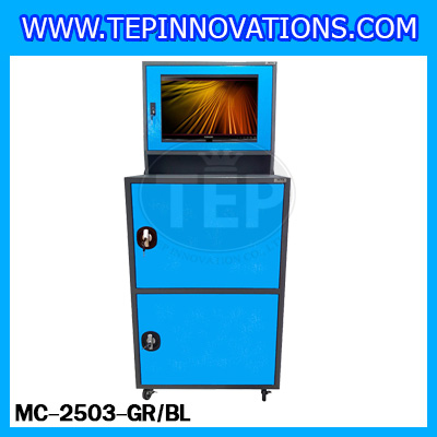 Mobile Computer Station ตู้Mobile computer รุ่น MC-2503(มีตู้ครอบคอมพิวเตอร์)