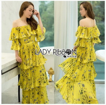 Layered Pleated Dress เดรสยาวผ้าพลีต