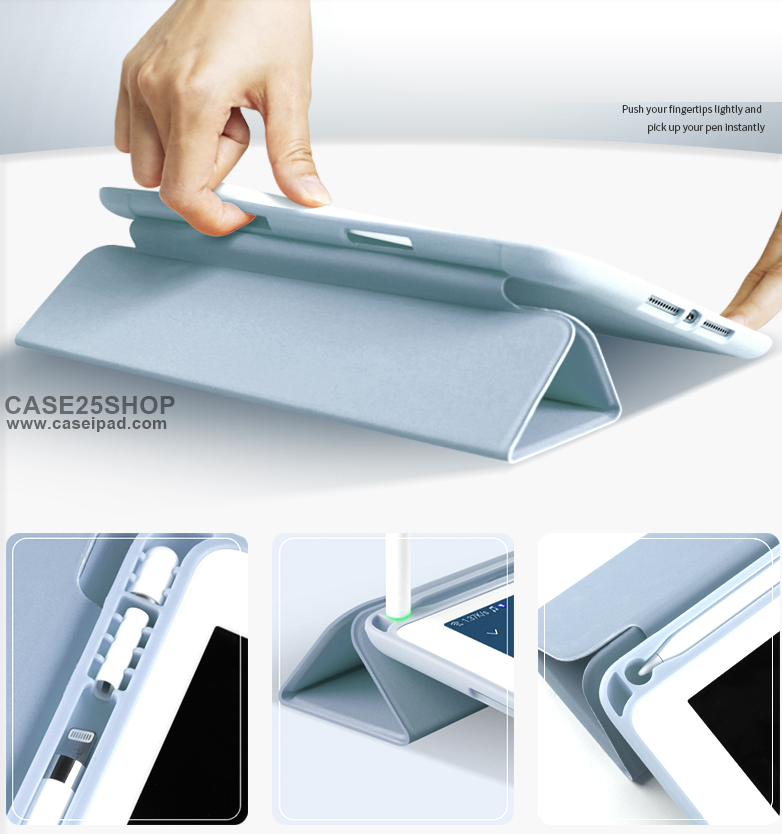Smart Case (มีที่เก็บปากกา) - เคส iPad 10.2" Gen 7/8/9