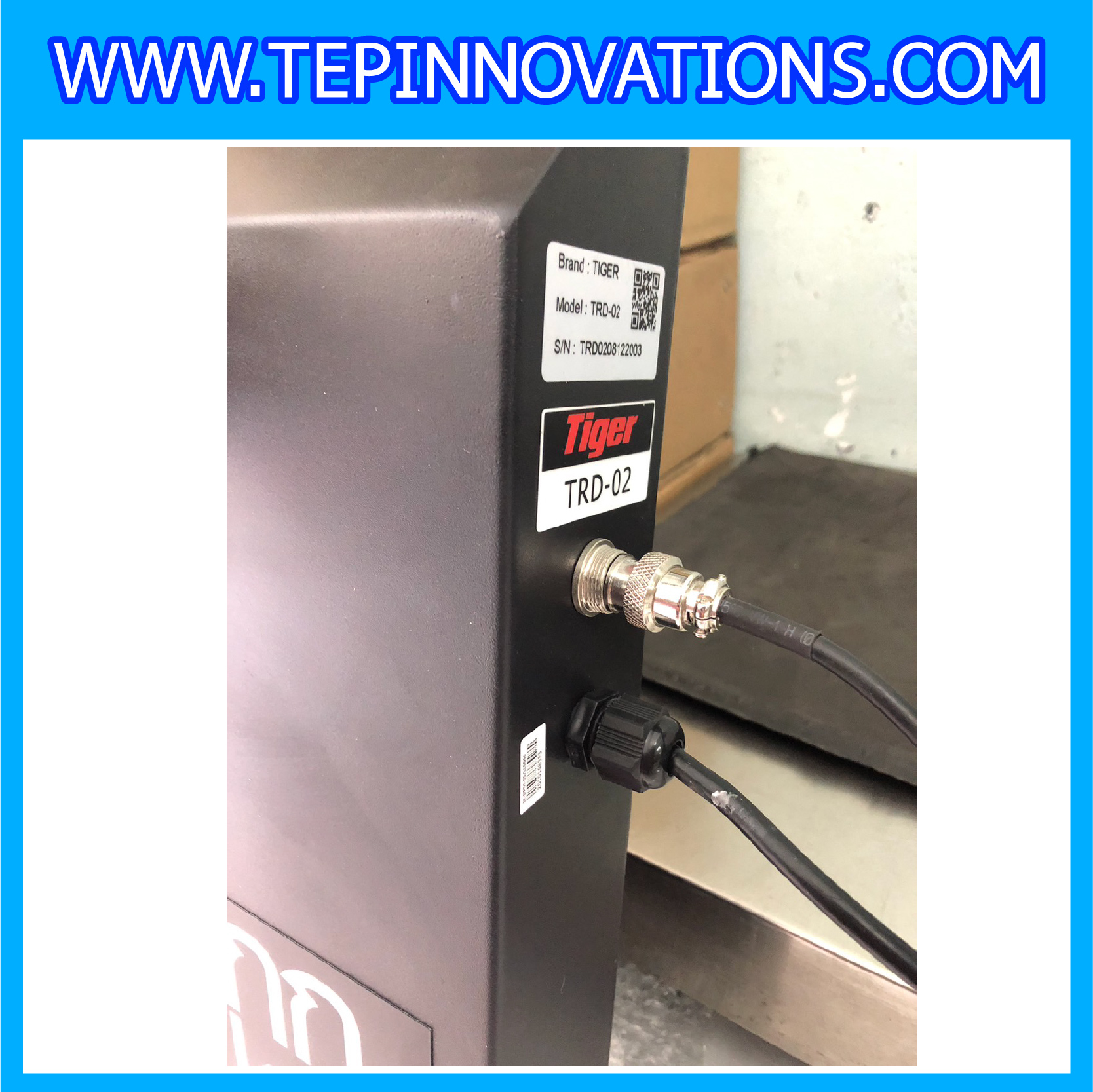 เครื่องชั่งบ่อตกปลา 150 กิโลกรัม พร้อมจอ REMOTE LED DISPLAY ( ตัวเลขสีแดงสูง 5 นิ้ว) เครื่องชั่งแบบตั้งพื้น150Kg ความละเอียด 10g แท่นชั่งขนาด 40x50 cm. ยี่ห้อ TIGER รุ่น TI-02 เครื่องชั่งบ่อปลา เครื่องชั่งบ่อกุ้ง