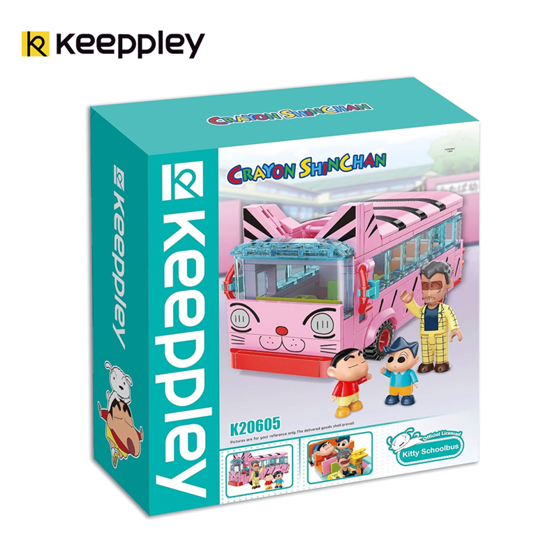 (สินค้าลิขสิทธิ์แท้) ชุดตัวต่อการ์ตูน ชินจังจอมแก่น x Keeppley