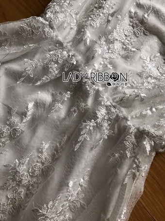 Lace Midi Dress เดรสแขนสามส่วน