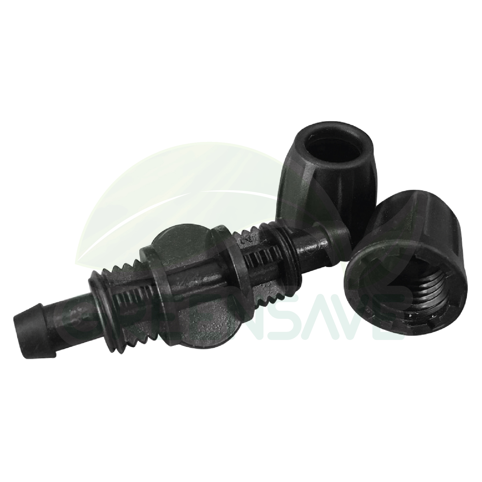 ข้อต่อสายไมโคร พร้อมตัวล็อคสาย ต่อตรง 8/12 mm (แพ็ค 20 ชิ้น)