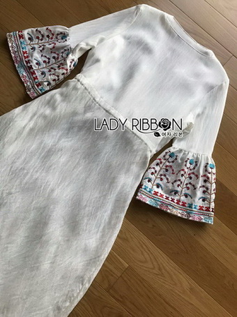 Lady Amelia Modern Hippie Embroidered Dress