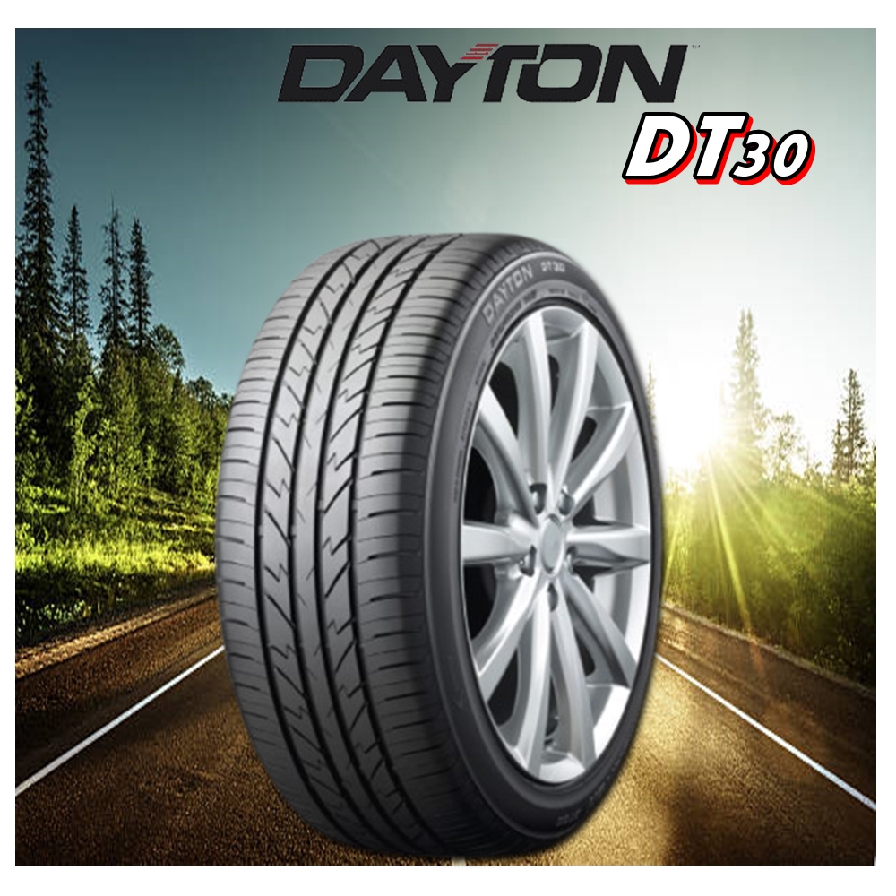 ยางรถยนต์ ขนาด 175/65R14 ,185/65R14 ,175/65R15 ,185/60R15 ,185/65R15 ,195/50R15 ,195/55R15 ,195/60R15 ,195/65R15 ,205/65R15 รุ่น DT30 ยี่ห้อ DAYTON (แถมจุ๊บลม)