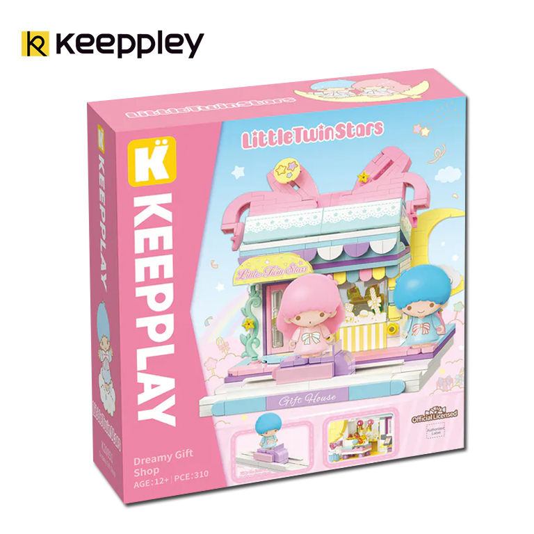 (สินค้าลิขสิทธิ์แท้) ชุดตัวต่อการ์ตูน Little Twin Stars x Keeppley