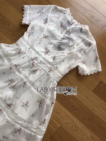 Lady Katie Sweet White Mini Dress