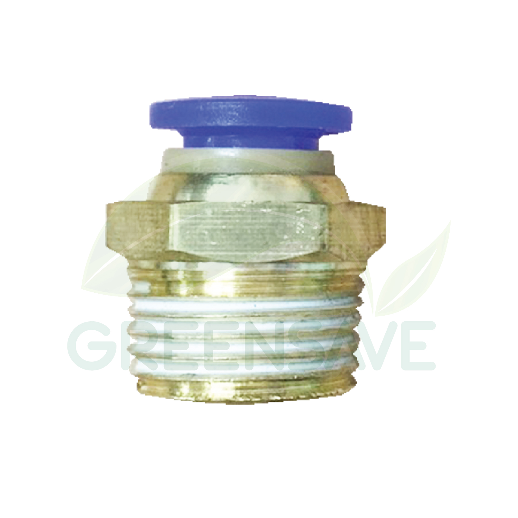 ข้อต่อ ขนาด 8 mm เกลียวนอก 4 หุน สำหรับสายน้ำPU และหัวพ่นหมอก