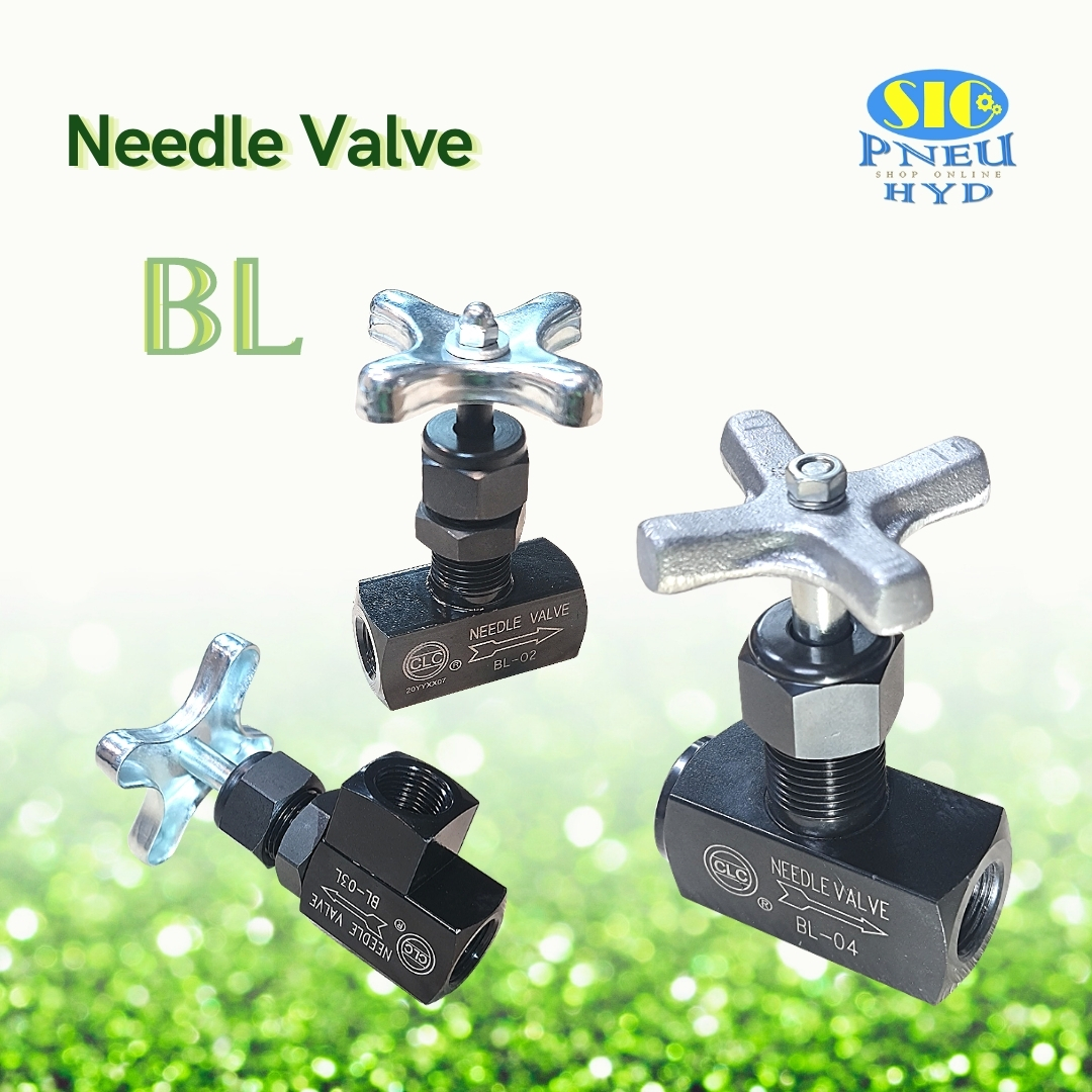 ก๊อกเกจ วาล์วเปิด-ปิด เพรสเชอร์เกจ BL-02 , BL-02L , BL-03 , BL-03L Needle Valve 1/4",3/8" PT