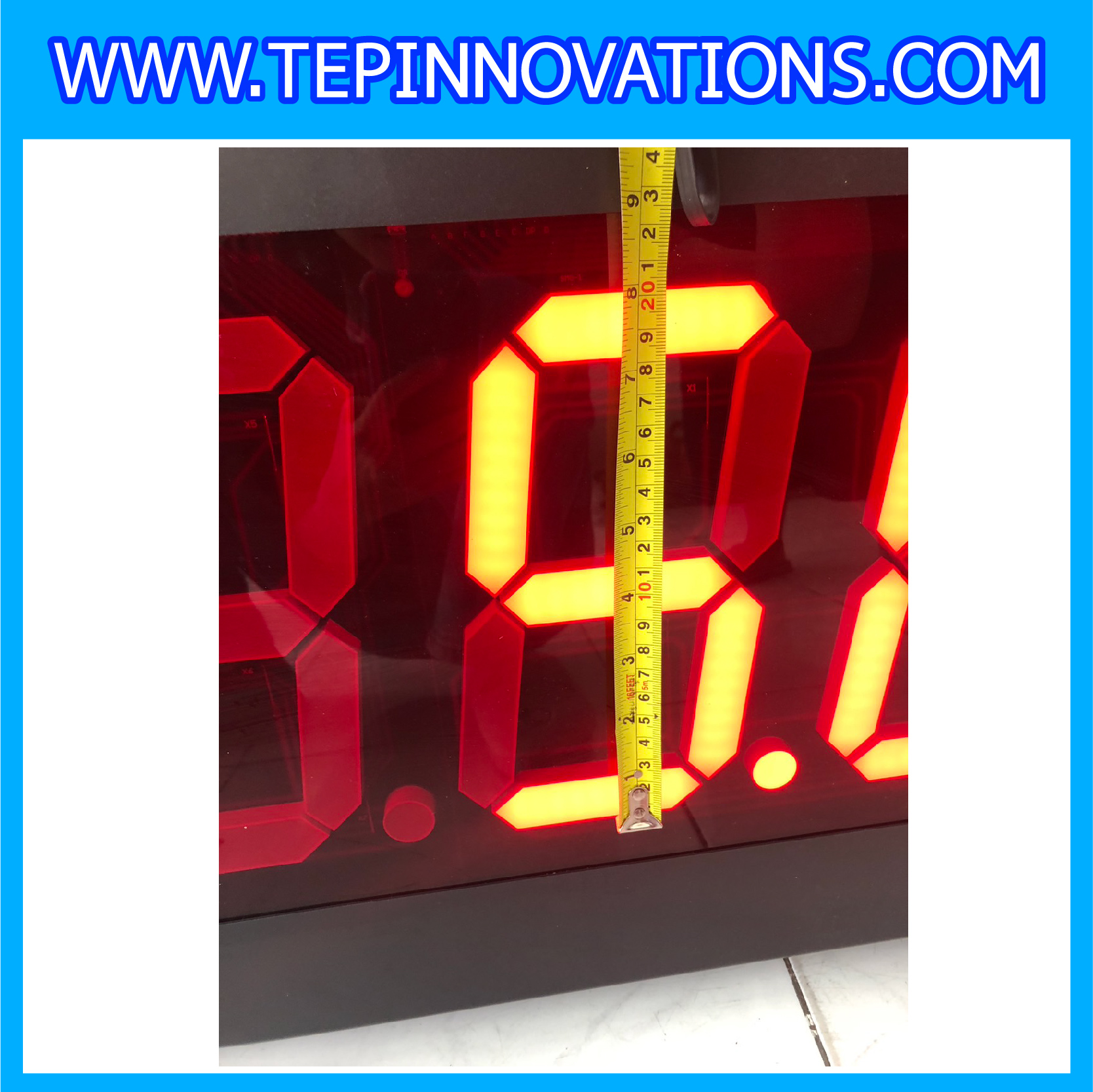 เครื่องชั่งบ่อตกปลา 150 กิโลกรัม พร้อมจอ REMOTE LED DISPLAY ( ตัวเลขสีแดงสูง 5 นิ้ว) เครื่องชั่งแบบตั้งพื้น150Kg ความละเอียด 10g แท่นชั่งขนาด 40x50 cm. ยี่ห้อ TIGER รุ่น TI-02 เครื่องชั่งบ่อปลา เครื่องชั่งบ่อกุ้ง