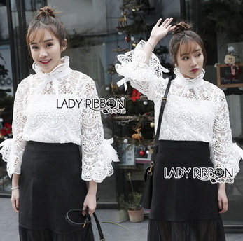 Vintage Lace Blouse เสื้อลูกไม้สไตล์โมเดิร์นวินเทจ