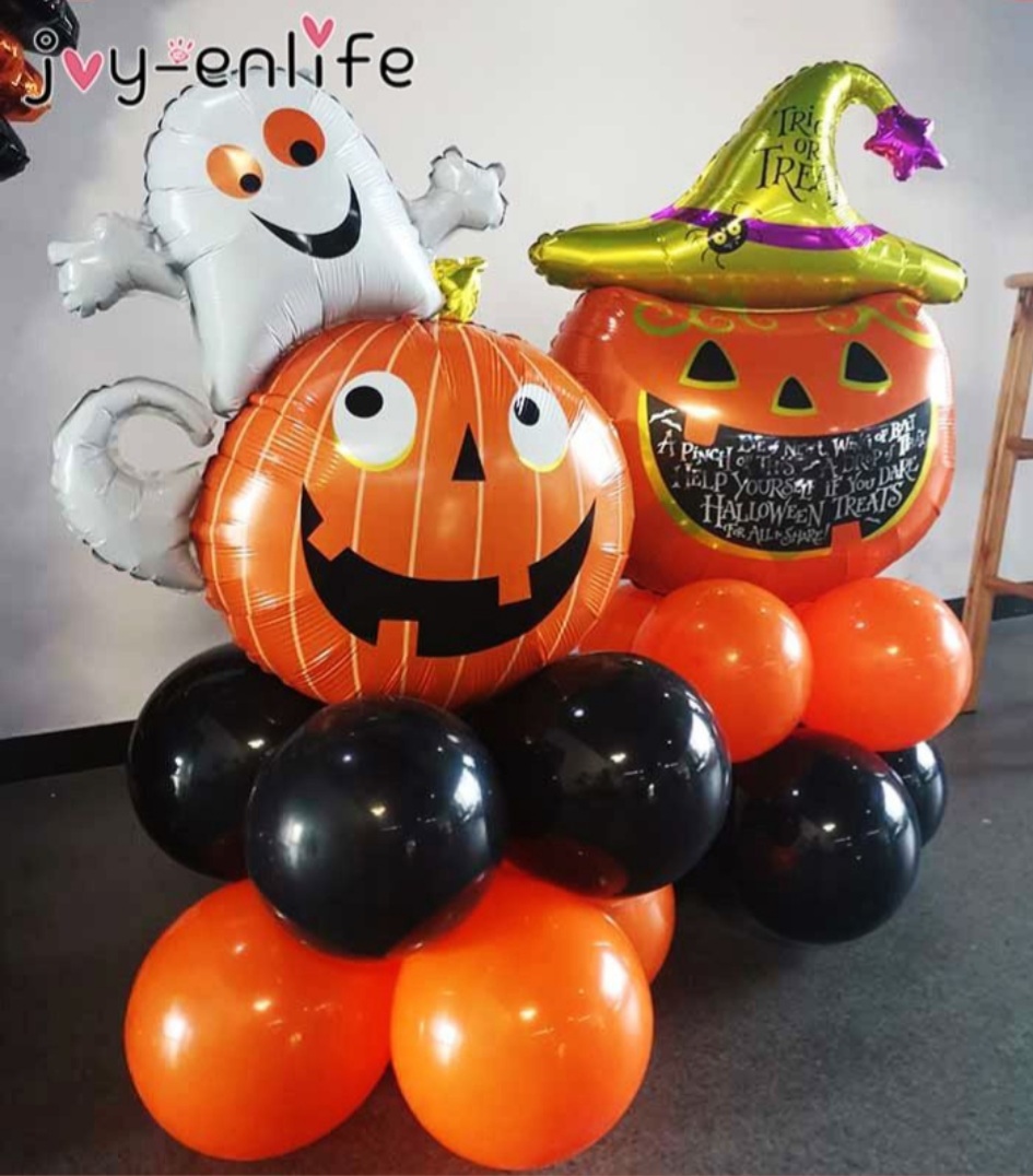 ลูกโป่งวันฮาโลวีน แบบตั้งพื้น 2 ชั้น Halloween Balloons