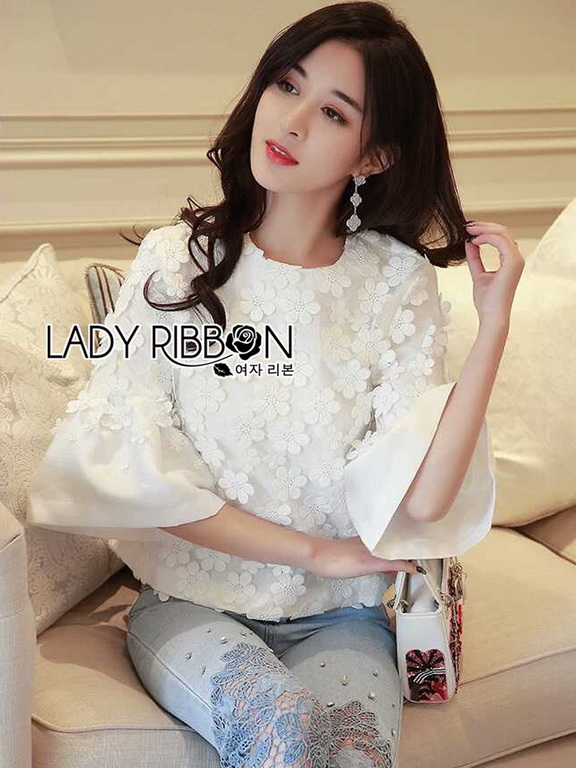 Overall Set Lady Ribbon ขายเซ็ตเสื้อถัก